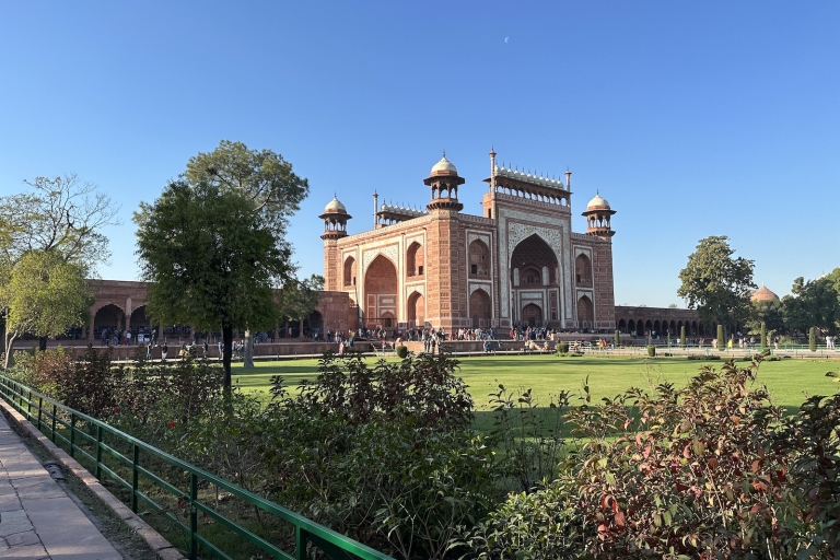 Visita Privada Sin Colas - Taj Mahal y Fuerte de Agra en Coche Ac.