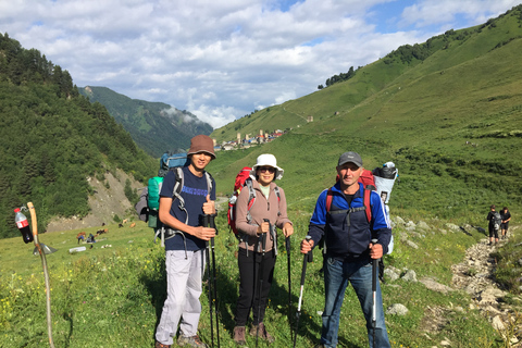 From Kutaisi: Svaneti, Mestia & Ushguli with Scenic Hikes Svaneti 4x4 Private 3-day tour