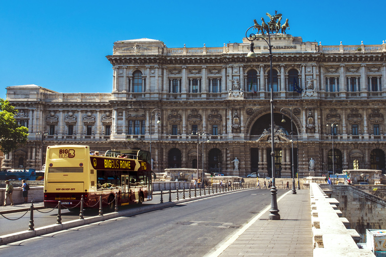 Roma: Tour panoramico in autobus con audioguidaBiglietto dell&#039;autobus da 72 ore con guide digitali della città