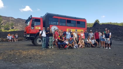 From Taormina/Naxos: Mount Etna Tour with Pickup