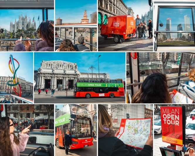 Milão: Bilhete de ônibus Hop-On Hop-Off de 1 dia