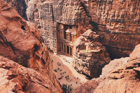Von Aqaba aus: Private Tagestour nach PetraTour mit Eintritt und lokalem Guide