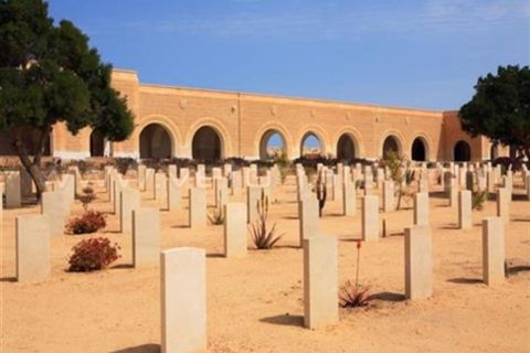 From Alexandria Port to World War II Cemeterie in El Alamein