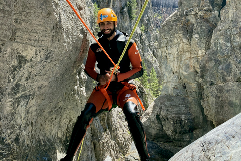 Banff : Excursion au canyon Ghost avec toboggans, rappels et sauts