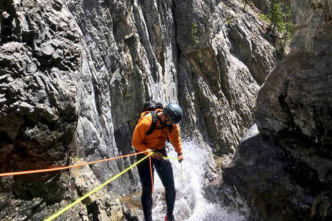 Banff: Ghost Canyon Tour med rutschbanor, rappels och hopp