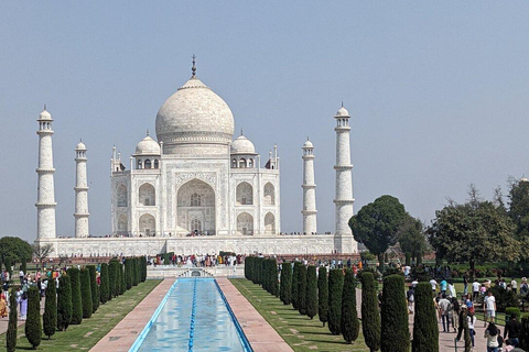 Depuis Jaipur : Visite du Taj Mahal et d&#039;Agra le même jour et retour à DelhiDepuis Jaipur : Visite du Taj Mahal et d&#039;Agra dans la même journée et retour à Delhi