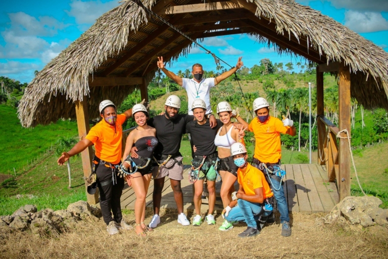 Von Punta Cana aus: Dünenbuggy und Zip Line Abenteuer