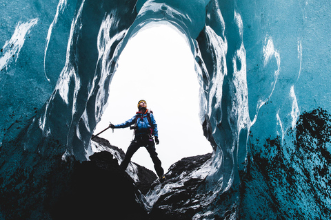 Reykjavik/Sólheimajökull: Caminhada na geleira e escalada no geloCaminhada na geleira e escalada no gelo – encontro em Solheimajokull