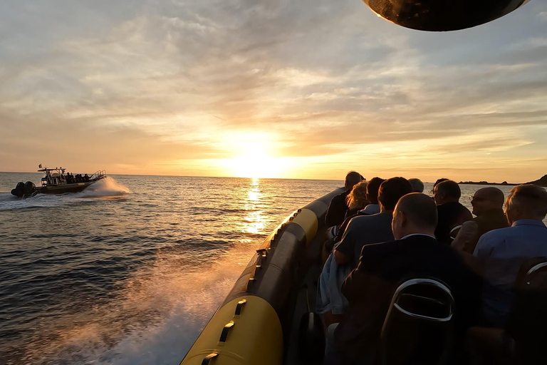 Cala d&#039;Orzu Sonnenuntergang, Cacoa und SchnorchelnVon Ajaccio aus: Sonnenuntergang in Cala d&#039;Orzu, Cacoa und Schnorcheln