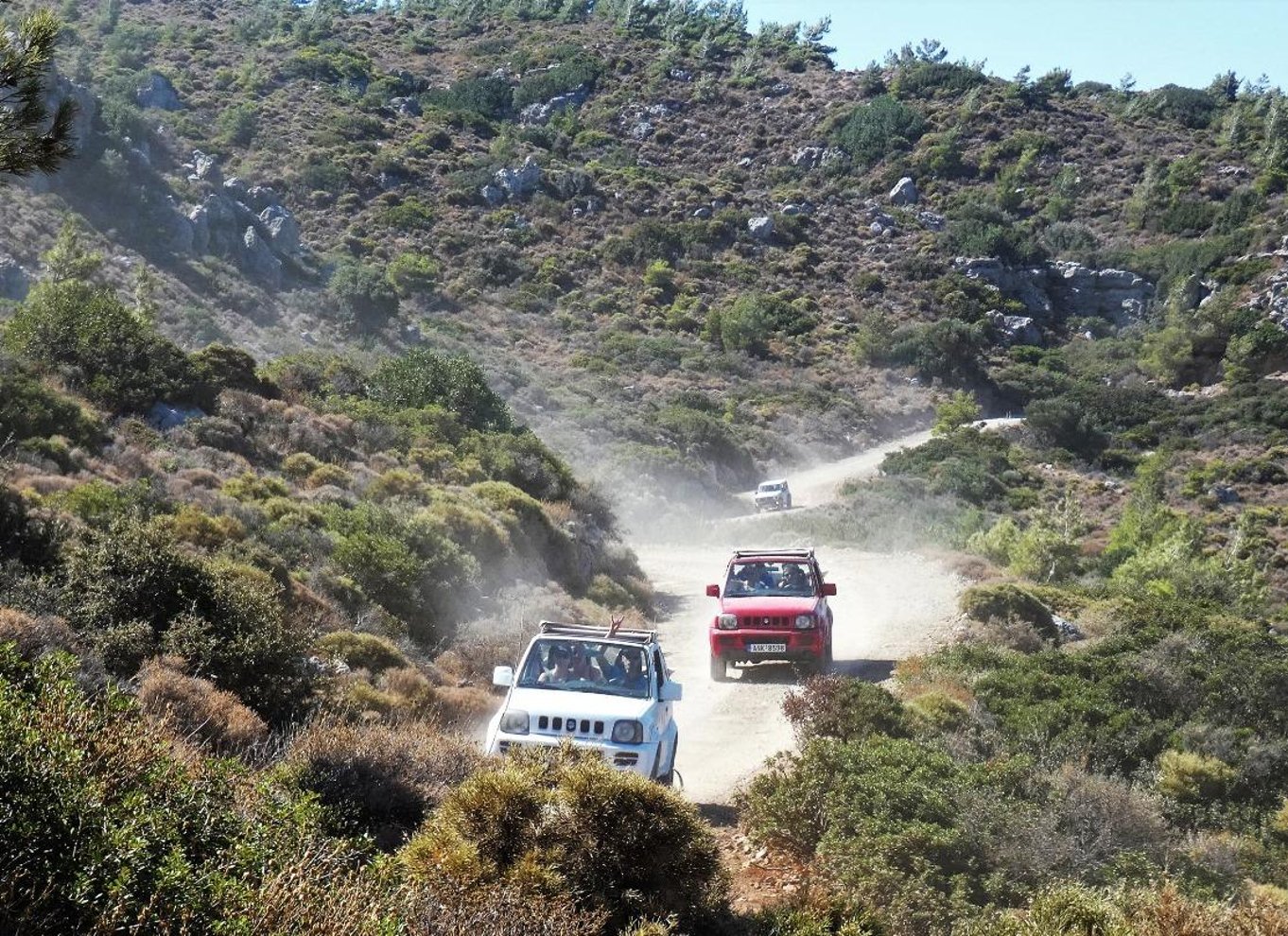 Østkreta: Tripti-bjergene og små landsbyer i åben Jeep.