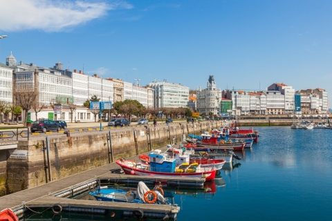Privé La Coruña-tour vanuit Santiago de Compostela