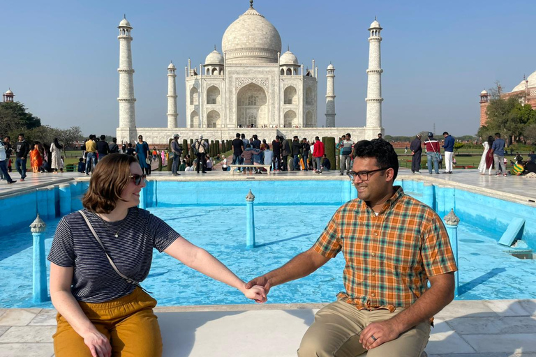 Delhi: gita di un giorno al Forte di Agra e al Taj Mahal con biglietti e pranzo