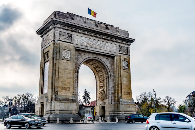 Upptäck Bukarest: Exklusiv privat halvdagsutflykt i stadenBukarest: Privat guidad tur: Stadens främsta sevärdheter