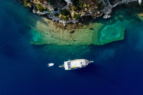 Insel Kas: Romantische private Bootstour bei SonnenuntergangStandardoption
