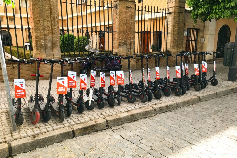 Sevilla: Tour en patinete eléctrico por la ciudadSevilla: recorrido en scooter eléctrico por plazas y lugares locales