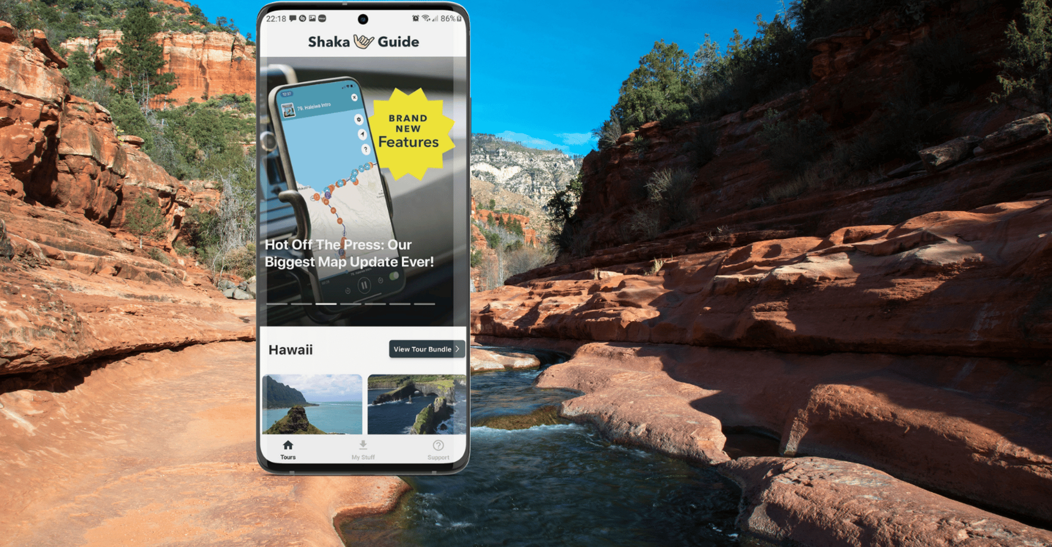 Sedona, tour di guida autoguidato con GPS Audio App Guida - Hizvo