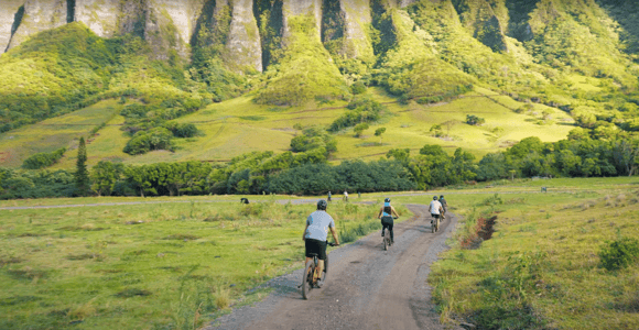 Oahu: Kualoa Ranch Beginner-Friendly E-Bike Tour