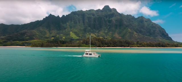Visit Oahu Molii Fishpond and Kaneohe Bay Catamaran Tour in North Shore, Hawaii, United States