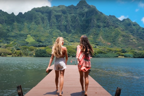 Oahu : Aventure sur la plage de Secret Island et activités nautiquesAventure de 3 heures sur la plage