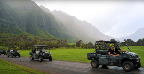 Kaneohe: Kualoa Ranch Guided UTV Tour