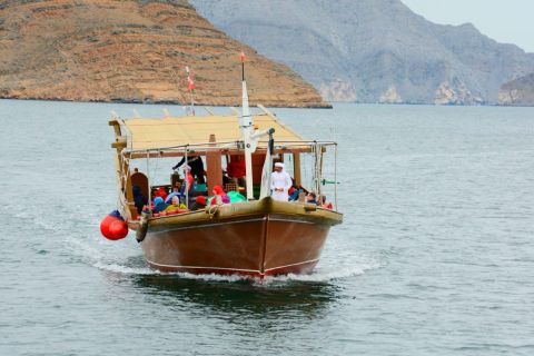 From Khasab: Half-Day Cruise with Snorkeling & Dolphin watch