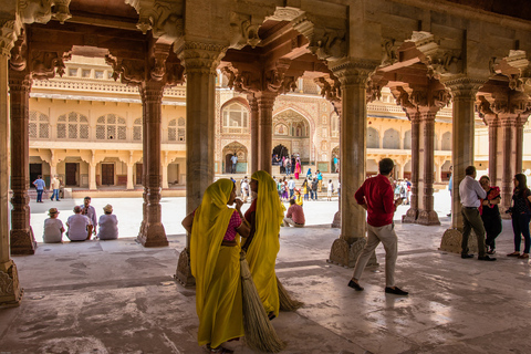 De Délhi: Viagem de um dia a Jaipur de trem rápido ou carro particularExcursão saindo de Délhi: ônibus de trem de 1ª classe, carro, guia e ingressos