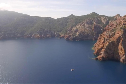 Calvi: Passeio de barco privado pela reserva natural de Scandola