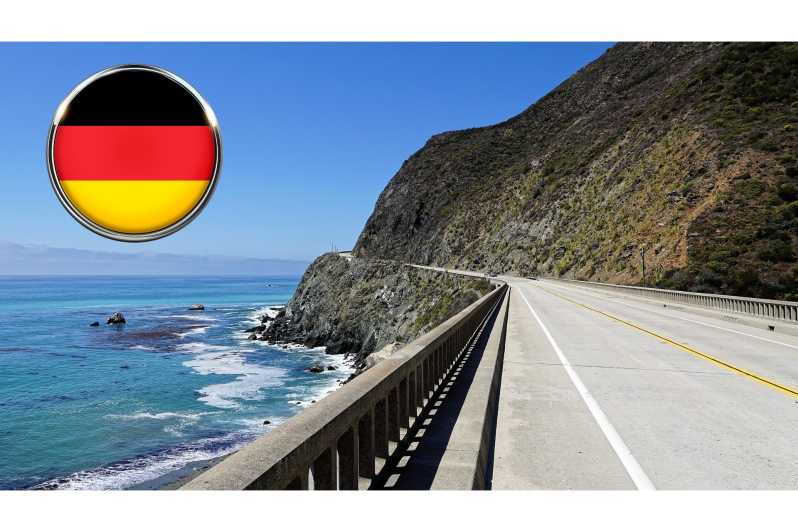 Audioguida per la guida autonoma della California in lingua tedesca