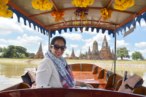 Private Tour to Ayutthaya World Heritage site with Boat tour