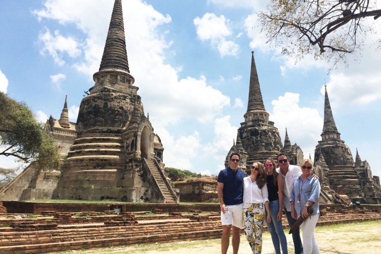 Excursión privada a Ayutthaya, Patrimonio de la Humanidad, en barco