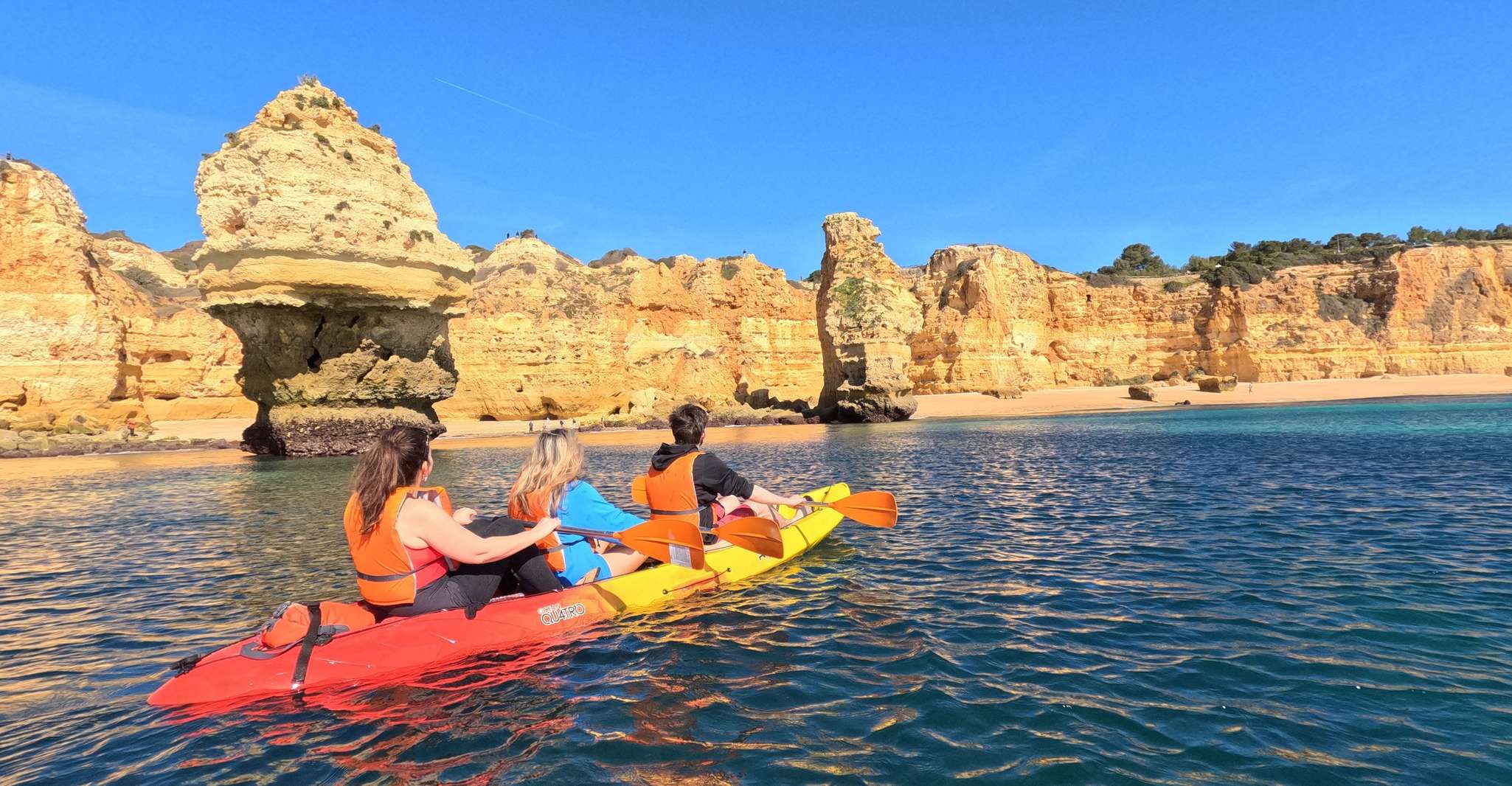 Benagil, Caves, Beaches, and Secret Spots Guided Kayak Tour - Housity