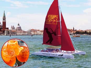 Venezia: crociera in catamarano sulla laguna con musica e bevande