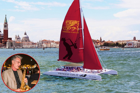 Venezia: Crociera Notturna in Catamarano della LagunaVenezia di notte in crociera