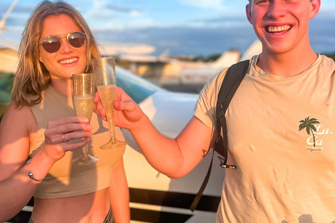 Miami: Private Romantic Sunset Flight with Champagne