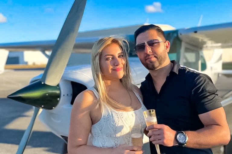 Miami: luxe privévliegtuigtour met drankjesMiami: privétour in een luxe vliegtuig