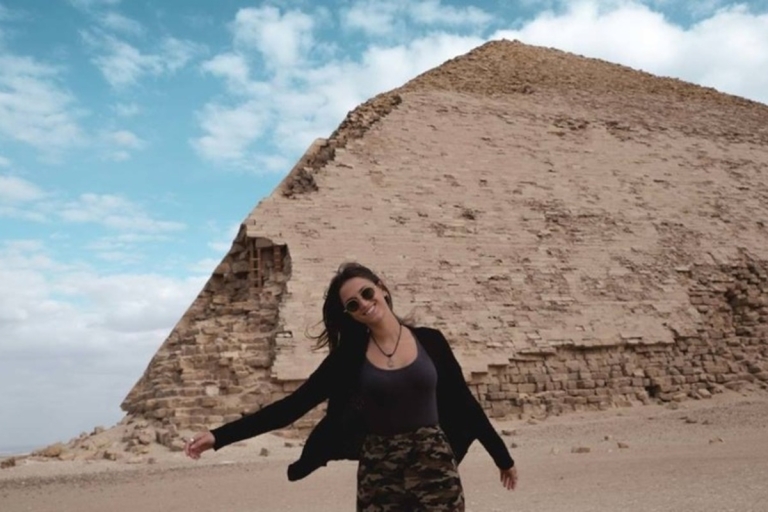 Von Port Said: Gizeh Pyramiden und Sakkara Private TagestourPort-Saïd : Besichtigung der Pyramiden von Gizeh und Sakkara