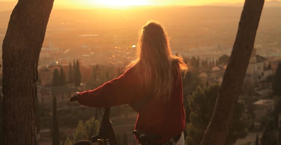 Granada: Alhambra und Sierra Nevada - Sonnenuntergang mit dem E-Bike