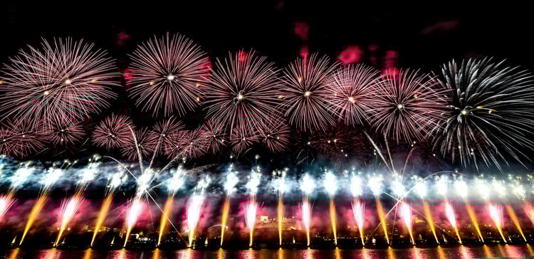 Буджибба: Круиз на Мальтийском фестивале фейерверков