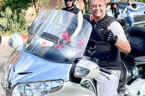 Passeio de moto em Casablanca