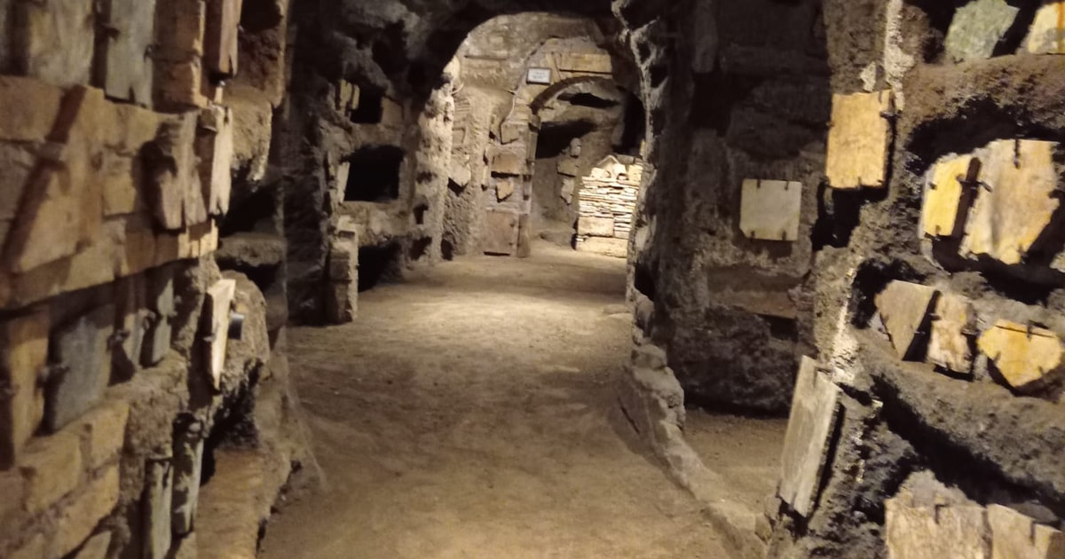 Roma Tour Guidato A Piedi E Biglietto Per Catacombe E Via Appia