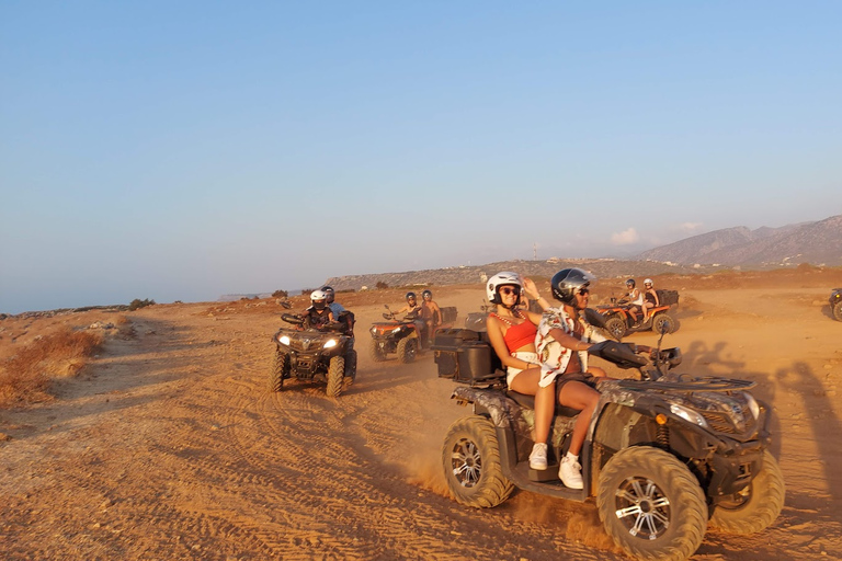 Crète : Safari en quad tout-terrain en soirée