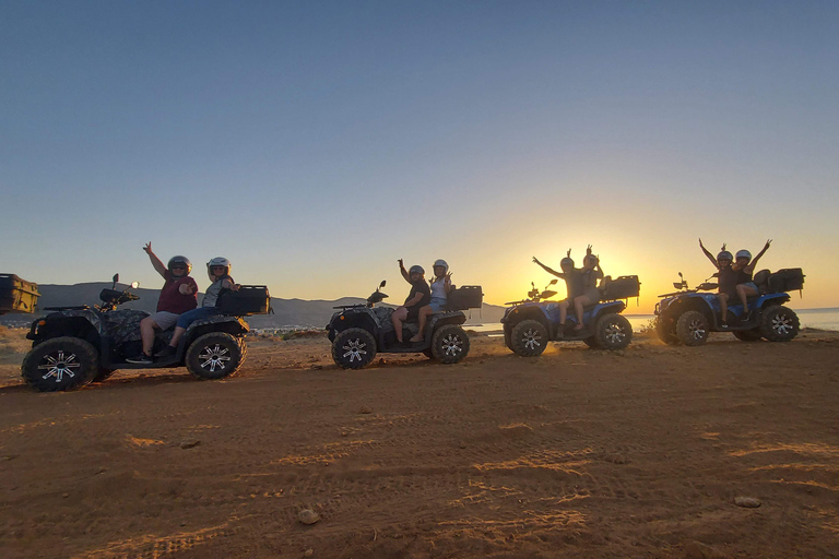 Malia: Kvällstur med off-road fyrhjulingssafari och middag