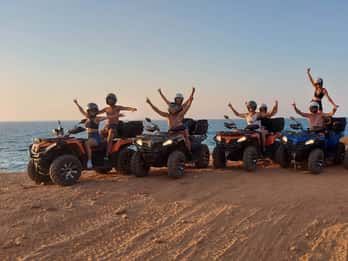 Malia: Off-Road Quad Safari Evening Tour with Dinner