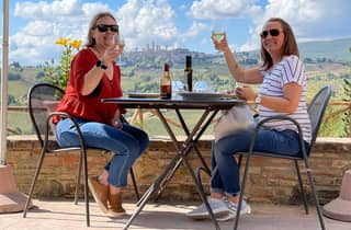 Weingüter für kleine Gruppen, Mittagessen, Weinprobe, San Gimignano und mehr