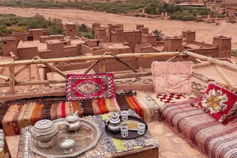 Marrakech till Ouarzazate: Dagsutflykt till Kasbah Ait Ben HaddouMarrakech till Ouarzazate: 1-dagars rundtur i den röda staden