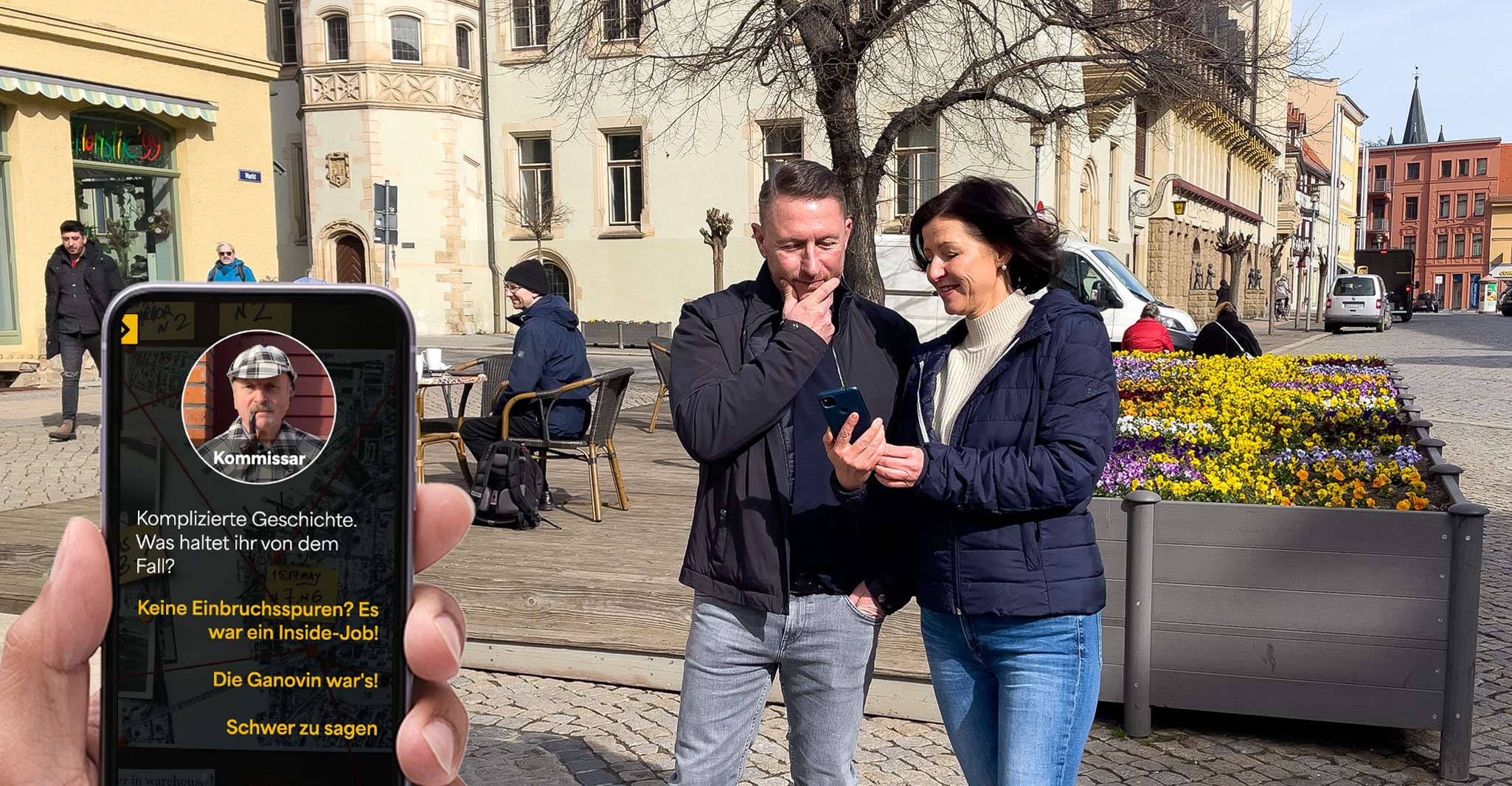 Aschersleben, Smartphone-Based Interactive Detective Game - Housity