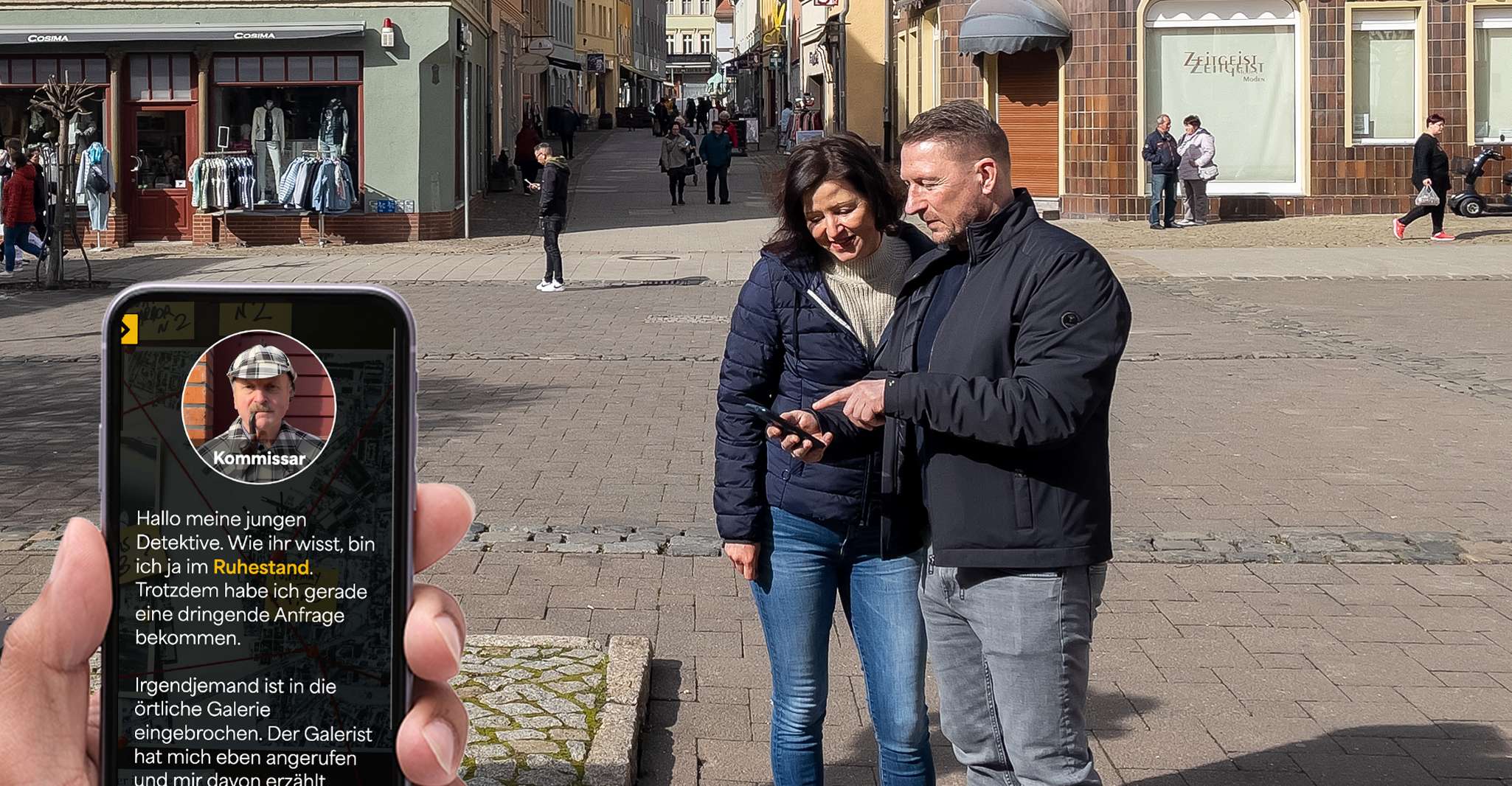 Aschersleben, Smartphone-Based Interactive Detective Game - Housity