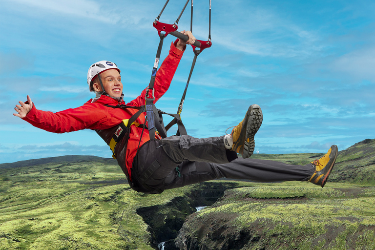 Hveragerdi: Mega Zipline Erlebnis