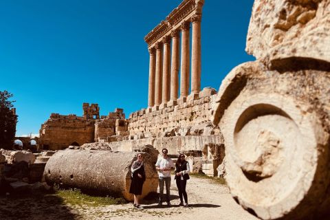 From Beirut: Baalbeck & Ksara Caves Tour with entrance+Lunch