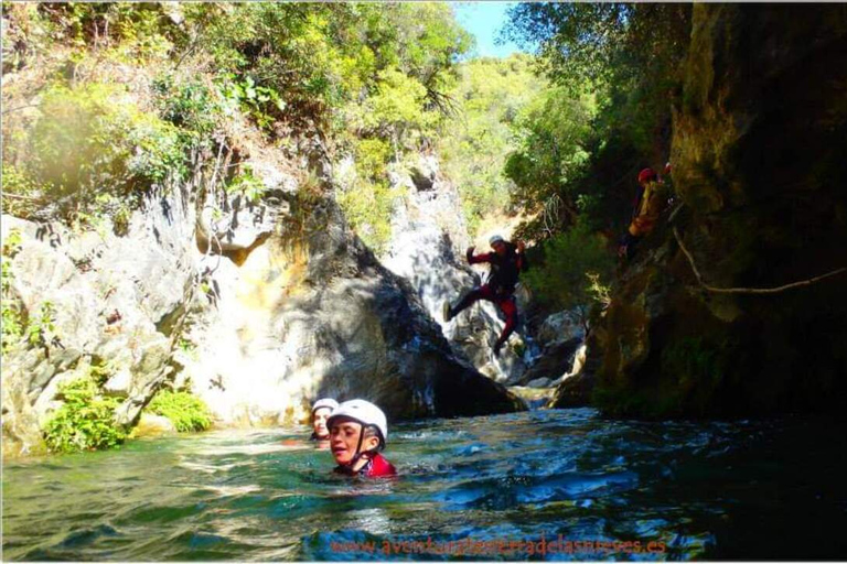 Wild canyoning in Sierra de las Nieves, Málaga